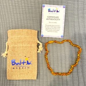 Infant teething necklace